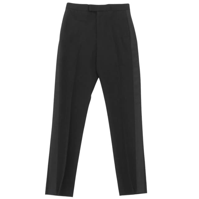 Bottega Veneta Wool Side Line Tapered Pants Black 44 in Black Wool from The Reluxe, photo 1 of 1