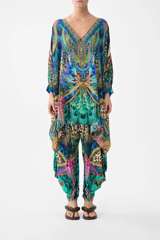 Camilla eBoutique SHORT KAFTAN WITH CUFF ANIMAL ALCHEMY, image 1 of 1 from CAMILLA