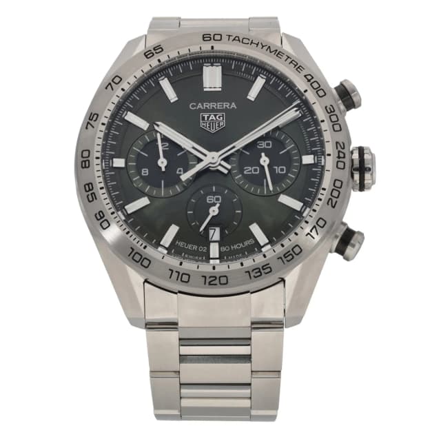 TAG Heuer Carrera CBN2A10 44mm Stainless Steel Watch from H&T, photo 1 of 1