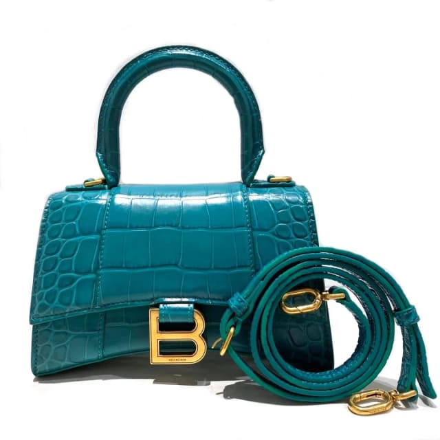 Balenciaga Hourglass XS Handbag Calfskin in Calfskin from The Reluxe, photo 1 of 1