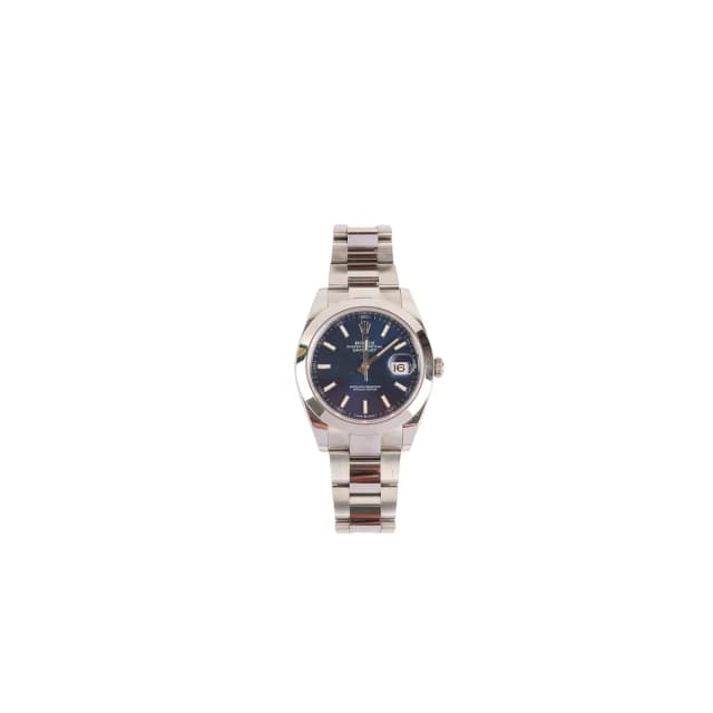 Rolex Datejust 41mm Blue Dial Watch 126300 (2019) in Blue from The Purse Affair, photo 1 of 1
