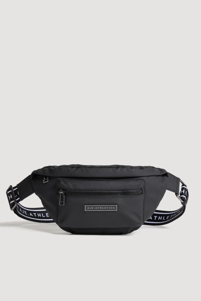 Athletica Essential Logo Crossbody 973 in BLACK/WHITE, image 1 of 1 from Aje