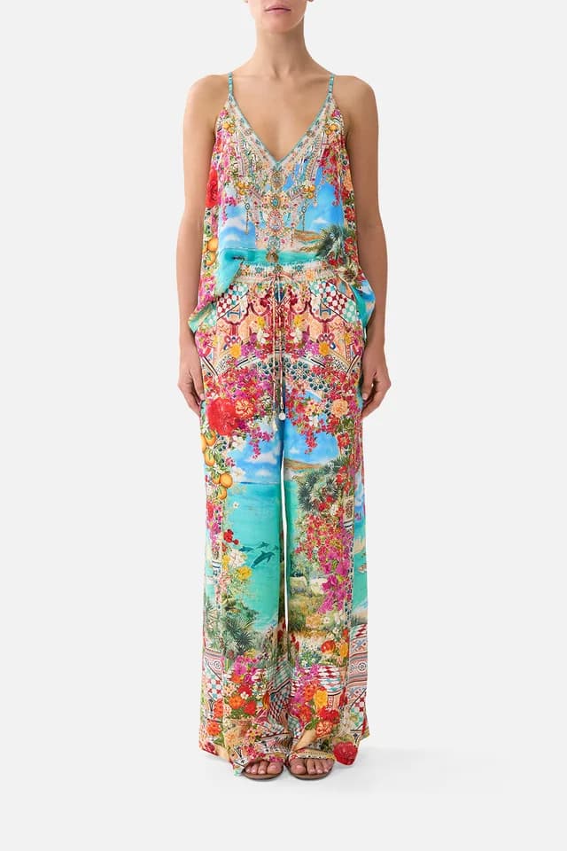 Camilla eBoutique STRAIGHT LEG PANT MEET ME IN MALLORCA, image 1 of 1 from CAMILLA