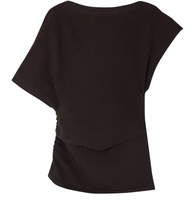 SOEUR Dalina short-sleeve top in Grey, image 1 of 1 from 24S (US)