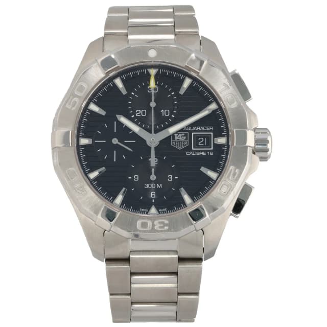 TAG Heuer Aquaracer CAY2110 43mm Stainless Steel Watch from H&T, photo 1 of 1