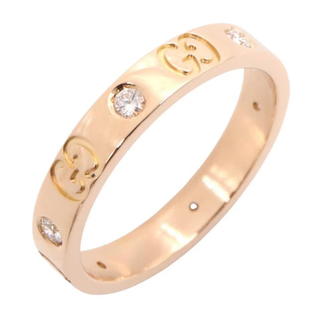 Gucci Ring Icon Amor 18k Pink Gold Diamond in Pink from The Reluxe, photo 1 of 1