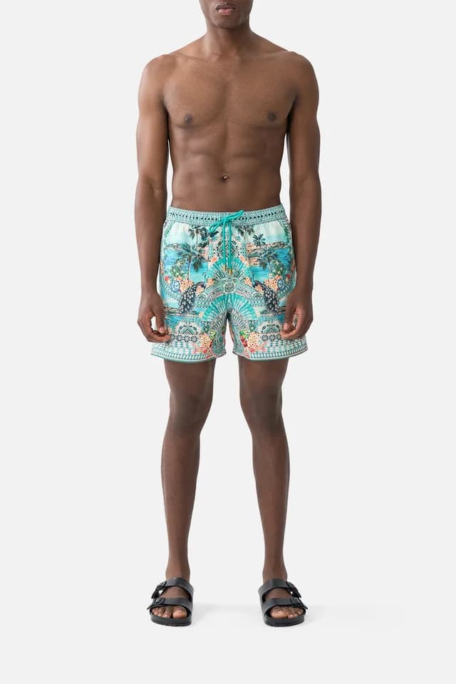 Camilla eBoutique MID LENGTH BOARDSHORT WITH ELASTIC WAIST BALEARIC BEBÉ, image 1 of 1 from CAMILLA