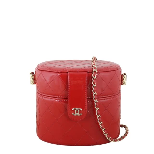 Chanel Vanity Case Chain Bag Mini in Patent leather from Luxe.It.Fwd, photo 1 of 1