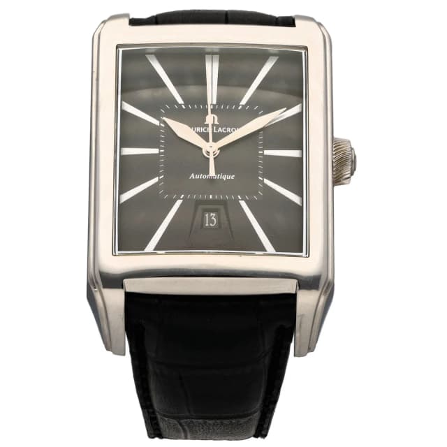 Maurice Lacroix Pontos PT 6127 36mm Stainless Steel Watch in Leather from H&T, photo 1 of 1