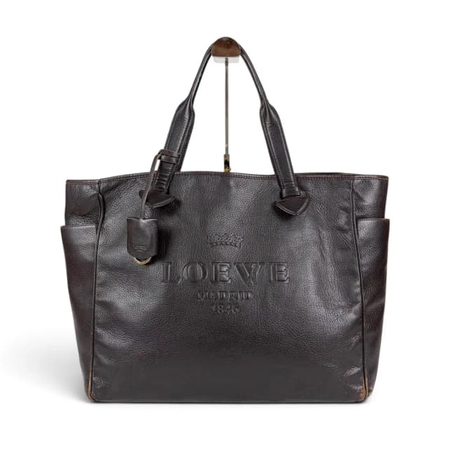Loewe Heritage Tote Bag Leather Brown in Brown Leather from The Reluxe, photo 1 of 1