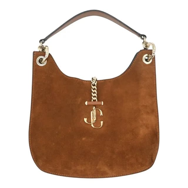 Jimmy Choo Varenne JC Suede Hobo Shoulder Bag in Suede from Clotheshorse Anonymous, photo 1 of 1