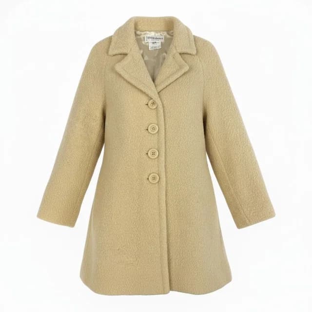 Saint Laurent Vintage Fleece Coat Shaggy Boa 38 Beige in Beige from The Reluxe, photo 1 of 1