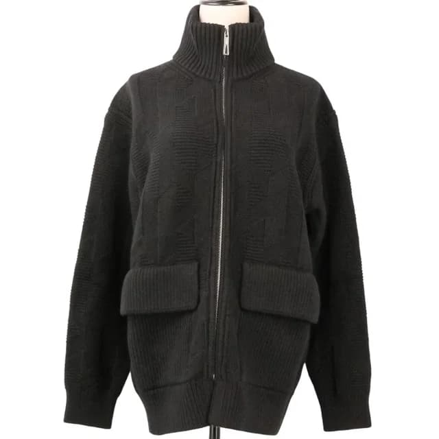 Hermès Knit Jacket Cardigan 36 Black in Black from The Reluxe, photo 1 of 1