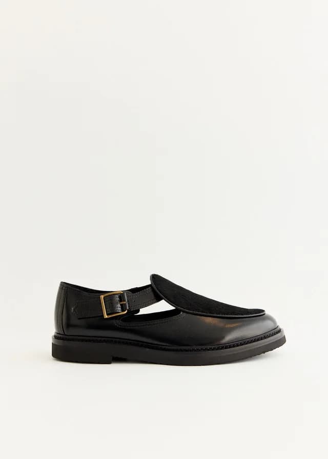 Jacques Soloviere Jo Loafers in Calf Black/ bi Material, image 1 of 1 from Incu