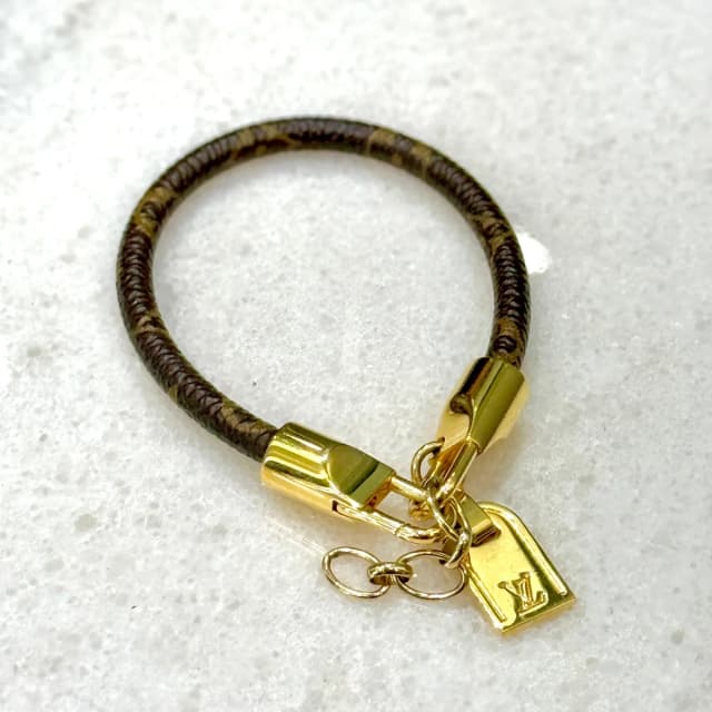Louis Vuitton Monogram Leather Charm Bracelet in Leather from Revivre Luxury Consignment, photo 1 of 1