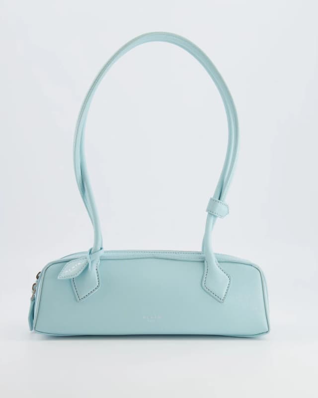 Alaïa Baby Blue Le Teckel Small Shoulder Bag in Blue Goatskin from Sellier, photo 1 of 1
