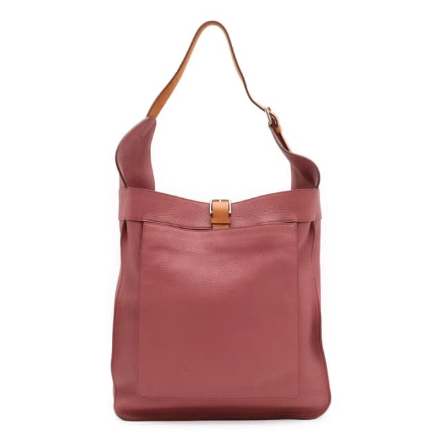 Hermès Marwari GM Shoulder Bag Taurillon Clemence Leather Rosewood Pink in Pink Clemence leather from The Reluxe, photo 1 of 1