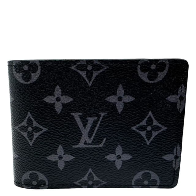 Louis Vuitton Multiple Monogram Eclipse Canvas Men's Wallet Black in Black Canvas from Dallas Designer Handbags, photo 1 of 1