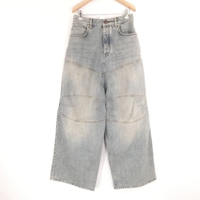 Balenciaga Baggy Denim Wide Pants Cotton 100% Jeans XS in Denim from The Reluxe, photo 1 of 1
