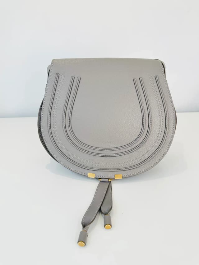 Chloé Large Leather Marcie Bag in Leather from Edit Second Hand, photo 1 of 1