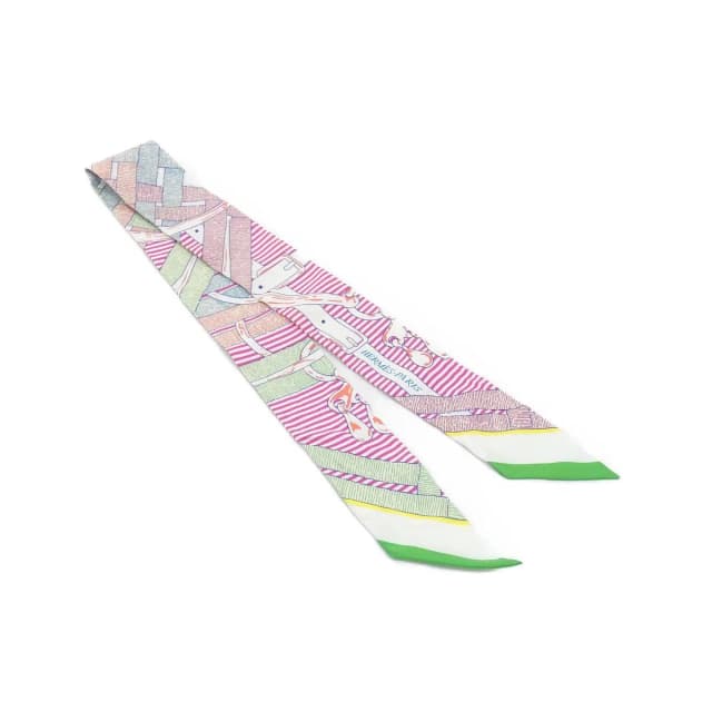 Hermès Mors A Jouets Chemise Twilly Scarf in Silk from The Reluxe, photo 1 of 1