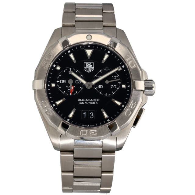 TAG Heuer Aquaracer WAY111Z 41mm Stainless Steel Watch from H&T, photo 1 of 1