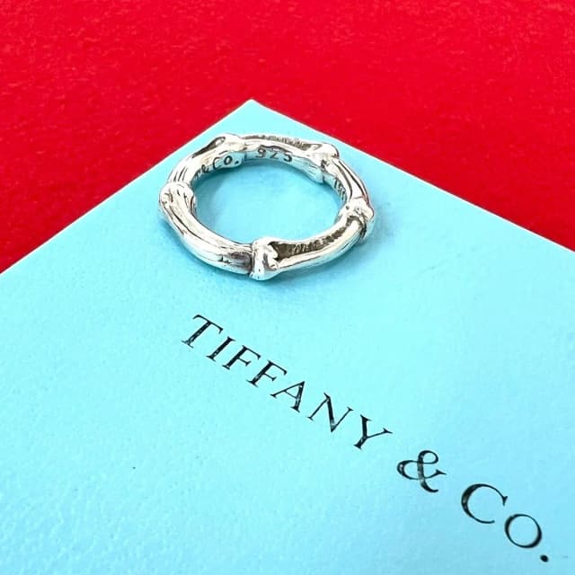 Tiffany & Co. Vintage Bamboo Ring 925 Sterling Silver in Silver from The Reluxe, photo 1 of 1