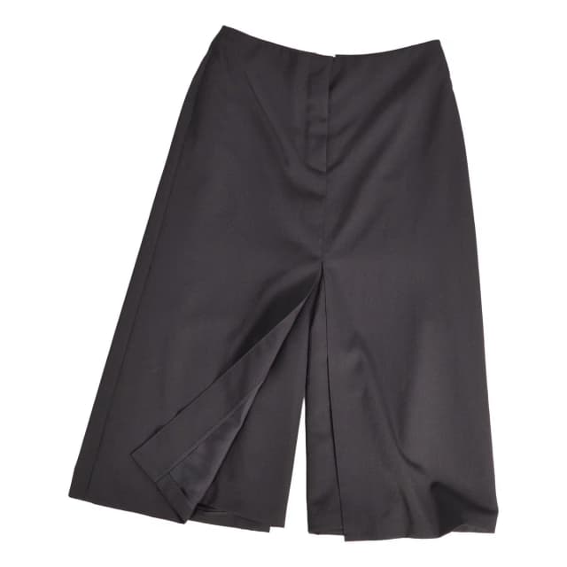 Hermès Pants Wide Cropped Wool Bottom in Wool from The Reluxe, photo 1 of 1