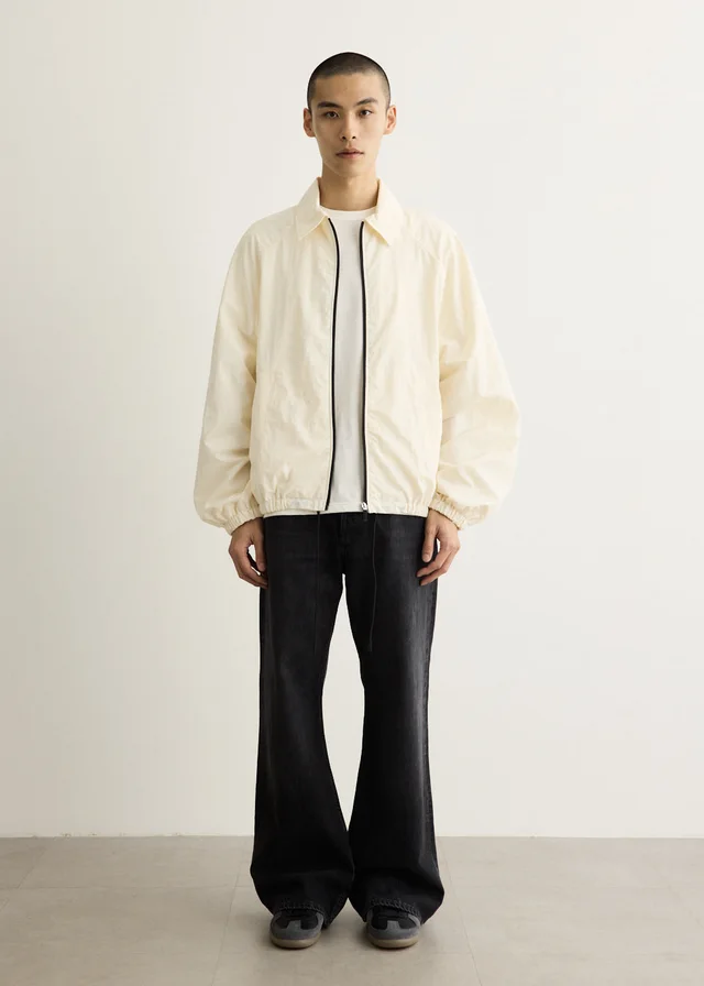 Jacquemus Le Coupe-Vent Jacket in WHITE 100, image 1 of 1 from Incu
