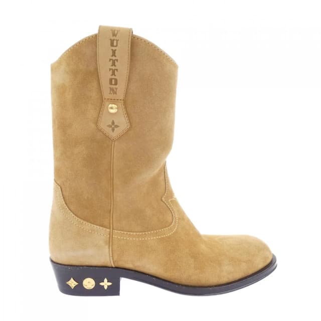 Louis Vuitton Rider Boots in Suede from The Reluxe, photo 1 of 1
