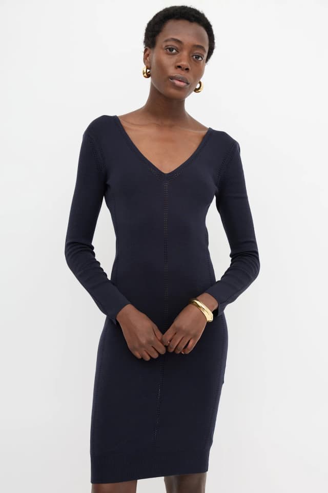 Bottega Veneta Eyelet Jersey Dress in Silk from VSP Consignment, photo 1 of 1