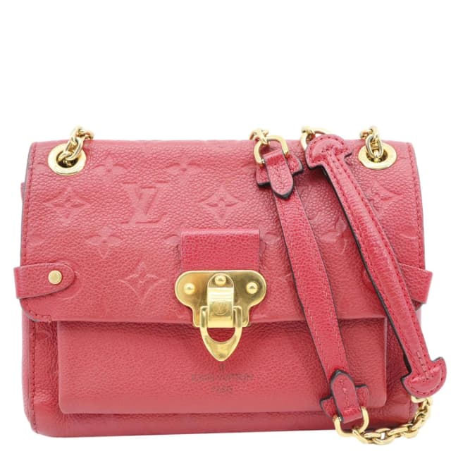 Louis Vuitton Vavin BB Monogram Empreinte Leather Shoulder Bag Red in Red Leather from Dallas Designer Handbags, photo 1 of 1