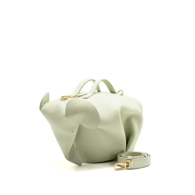 Loewe Large Elephant Bag Calfskin Spring Jade GHW in Calfskin from EMIER, photo 1 of 1