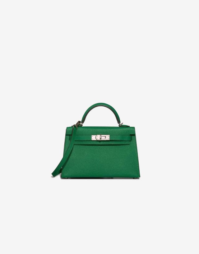 Hermès Kelly Mini Epsom Cactus / Bleu Atoll in Blue, Green, Multicolour Epsom leather from SACLÀB, photo 1 of 1