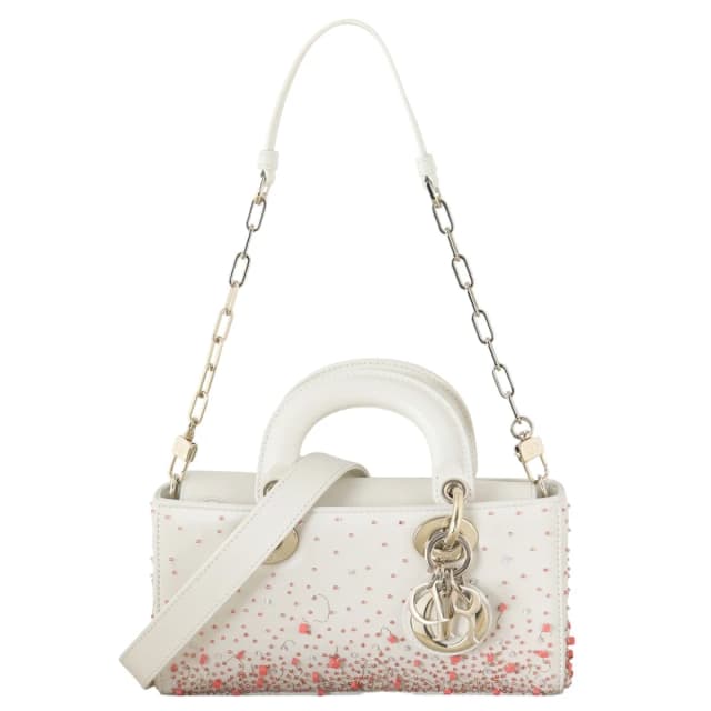 Dior Lady D-Joy Small Coral Embroidery in Lambskin from Luxe.It.Fwd, photo 1 of 1