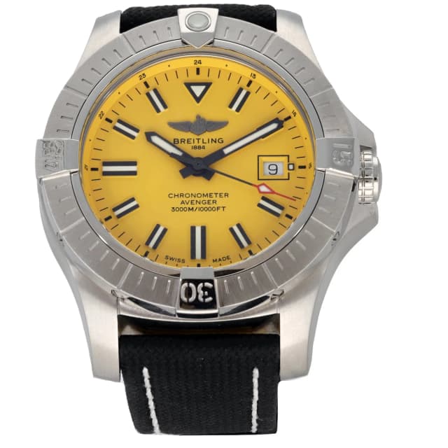 Breitling Avenger A17319 45mm Stainless Steel Watch in Leather from H&T, photo 1 of 1