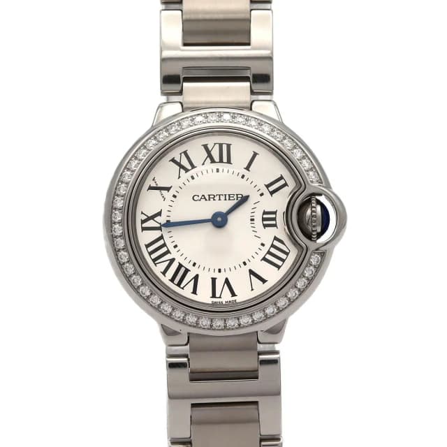 Cartier Ballon Bleu SM D 4 SS Quartz Watch in Blue from The Reluxe, photo 1 of 1