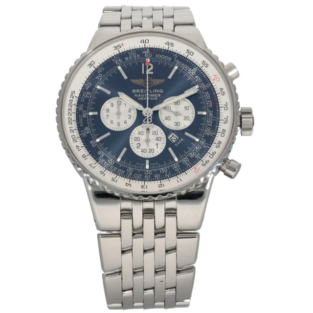 Breitling Navitimer Heritage A35340 43mm Stainless Steel Watch from H&T, photo 1 of 1