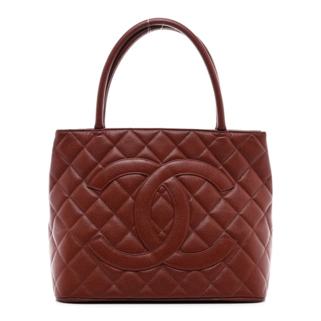 Chanel Medallion Tote Caviar Leather Bag - Red in Red Caviar leather from H&T, photo 1 of 1
