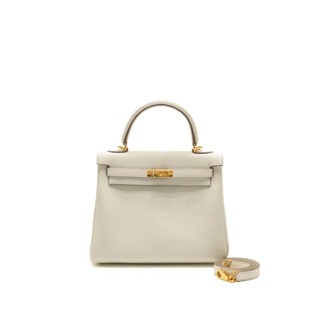 Hermès Kelly 25 Togo Mushroom GHW Stamp B in Togo leather from EMIER, photo 1 of 1