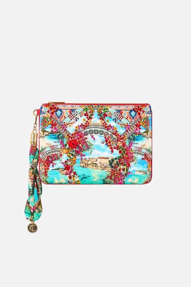 Camilla eBoutique SCARF CLUTCH MEET ME IN MALLORCA, image 1 of 1 from CAMILLA