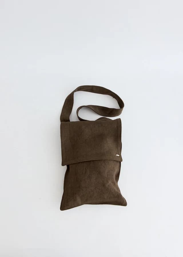 Our Legacy Slack Bag in Dry Olive Airy Linen, image 1 of 1 from Incu