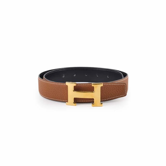 Hermès Constance Reversible Belt Size 80cm Gold/Black in Black Leather from The Purse Affair, photo 1 of 1