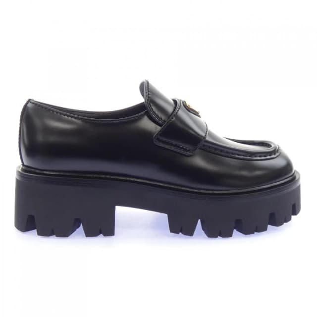 Prada Triangle Logo Sneakers in Leather from The Reluxe, photo 1 of 1