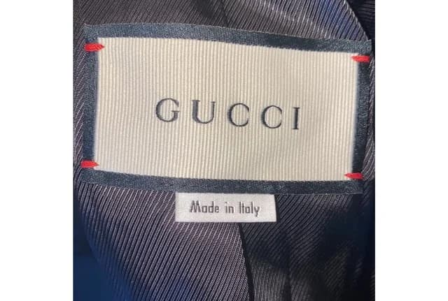 Gucci Sz 38 XS 2020 Cruise Wool Velvet Logo Coats 550978 ZAAL6 1000 1gg857 in Velvet from Bagriculture, photo 1 of 1