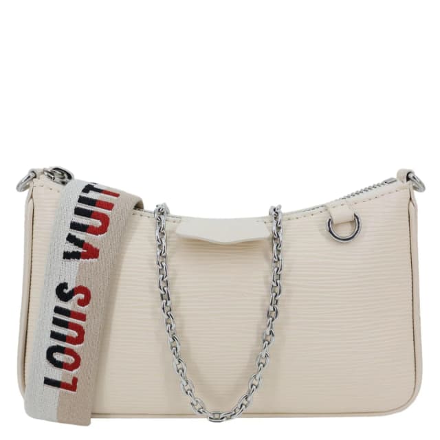 Louis Vuitton Easy Pouch On Strap Epi Leather Shoulder Bag Cream in White Leather from Dallas Designer Handbags, photo 1 of 1