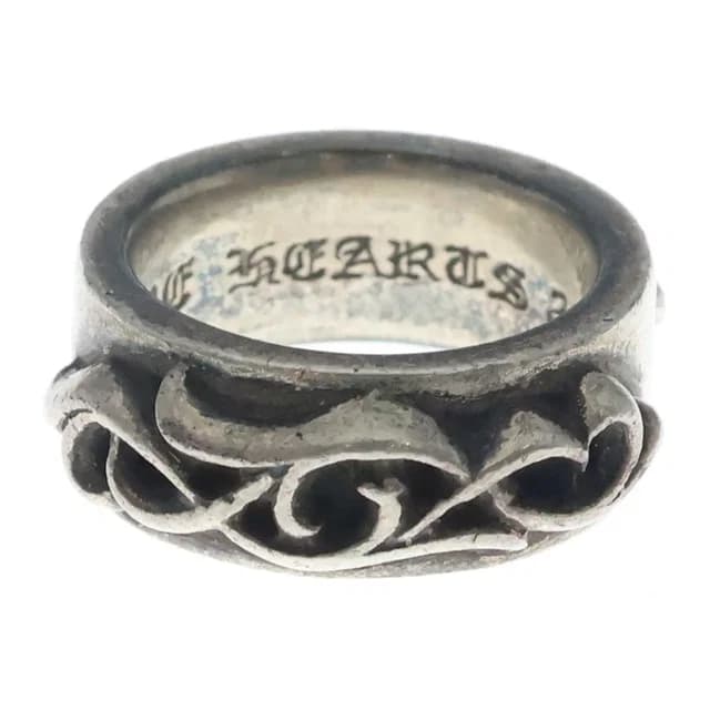Chrome Hearts Dbl Narrow Vine Band Double Silver Ring in Silver from The Reluxe, photo 1 of 1