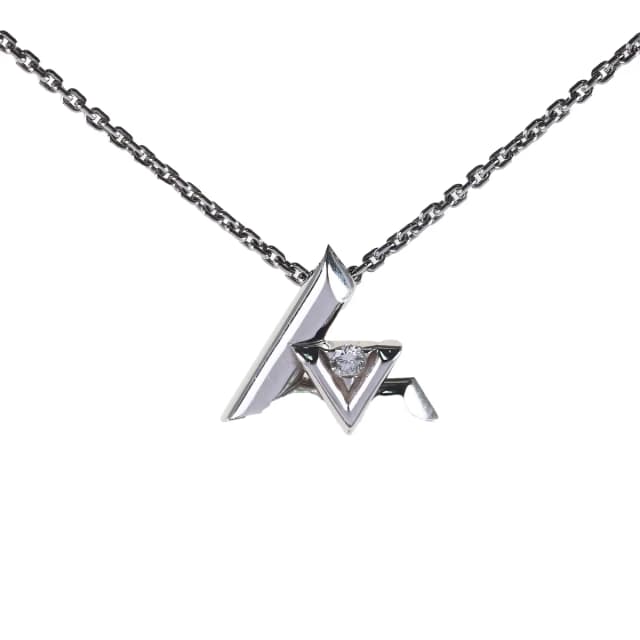 Louis Vuitton Volt Necklace in White from The Purse Affair, photo 1 of 1