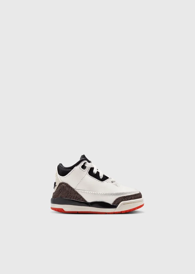 Nike Air Jordan 3 'World's Best Dad' Sneakers (TD) in SAIL/BLACK-UNIVERSITY RED-PALE, image 1 of 1 from Incu