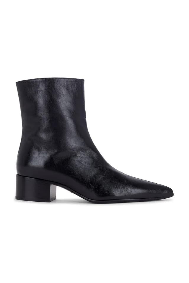 KHAITE Andee Ankle Boot in Black, image 1 of 1 from FWRD